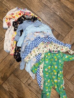 Magnetic me bundle 0-3 months baby boy onesie footed
